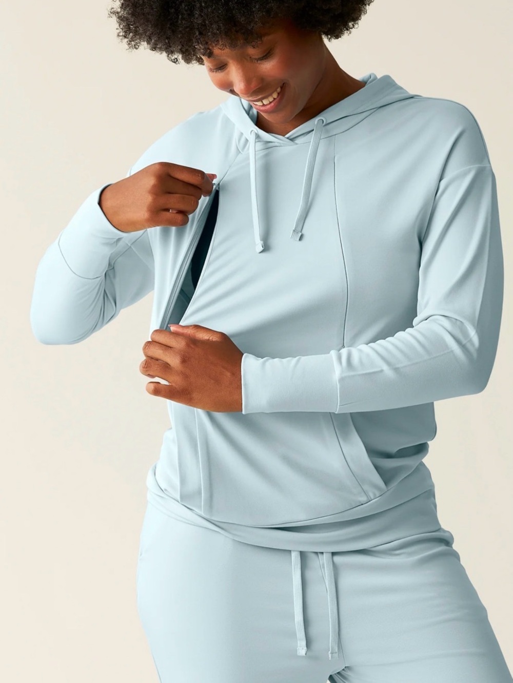 Kindred Bravely Brushed Bamboo Maternity & Nursing Hoodie